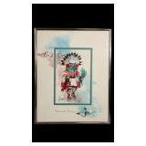 Vtg. Signed Teissedre "Morning Singer Kachina"