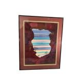 Vintage Signed Indie Artist Surrealist Framed