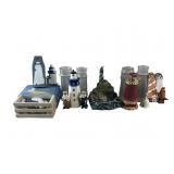 Lighthouse-Themed Decorative Collectibles Lot