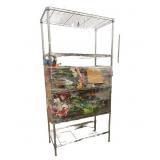 18x36x72 Metro Racking with Artificial Flowers