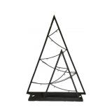 Crate & Barrel Black Metal Ornament Tree Display