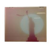 Lady liberty at sunset art in acrylic