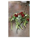 Grouping of Artificial Long Stem Flowers