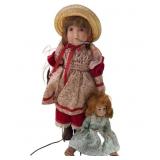 1985 Holly Hobby Porcelain Doll, Old Bisque Doll