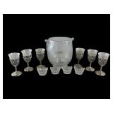 Vintage Japan Cordials,Cambridge Ice Bucket