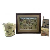 Home Interiors Wall Art, Small Planter Box