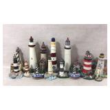 Decorative Light Houses Porcelain, Resin
