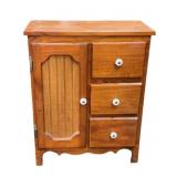 Wooden Cabinet with 3 Drawers