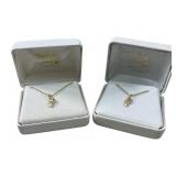(2) Black Hills Gold Necklaces