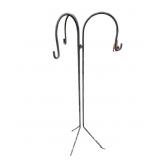 Folding 3 Hook Plant Stand