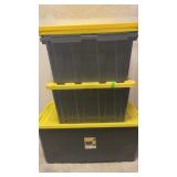 HDX and Sterilite Storage Totes, Mixed Sizes