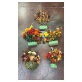 collection of autumn-themed artificial floral