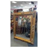Large Wooden Wall Mirror