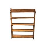 Vintage Oak Five-tier Bookcase