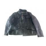 black leather Belstaff jacket