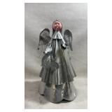 vintage Mexican folk art punched tin angel