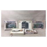 5 HO Scale Train Model Buildings-Firehouse, Home