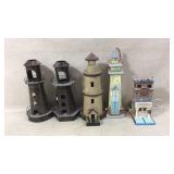Decorative Lighthouses Wood, Resin