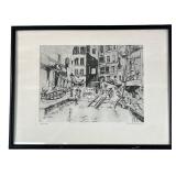 Lionel Barrymore "Dry Dock" Original Etching