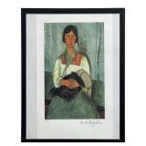 Amedeo Modigliani "Gypsy woman with child" Giclee
