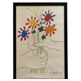 Pablo Picasso "Bouquet of Peace" Print