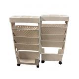 5 Tier Rolling Shelf