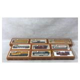 TYCO HO Scale Trains Box Cars, Tankers, Caboose