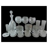Glassware Collection with Decanter
