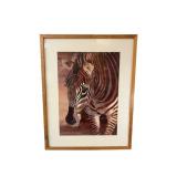 Signed Lauren Johnson Watercolor Print "Zelda"
