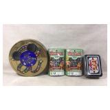 Game Lot: Uno, Monopoly & Trivia in Tin