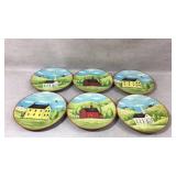 Decorative wall hanging plates