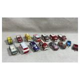 Collection of 15 1960s-1970s die cast tootsietoy