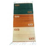 HAND WOVEN TRIBAL RUG / WEAVING