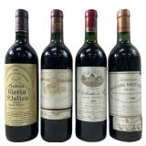(4) CLASSIC BORDEAUX RED WINE