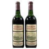 (2) 1974 STERLING VINEYARD CABERNET SAUVIGNON