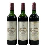 (3) 1986 CHATEAU LE TERTRE ROTEBOEUF WINE