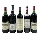 (5) VINTAGE COLLECTORS WINE SEALED
