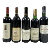 (5) MIXED COLLECTORS RED WINES