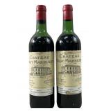 (2) 1982 CHATEAU HAUT-MARBUZET RED WINE
