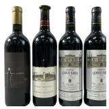 (4) AGED RED WINES FROM ITALY, CALIFORNIA & FRANCE