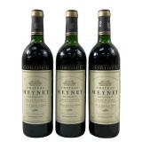 (3) 1986 CHATEAU MEYNEY SAINT-ESTEPHE RED WINE