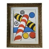 ALEXANDER CALDER " SPHERES & CANDY-CANES" SIGNED