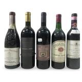(5) RED WINES FROM CLASSIC EUROPEAN PRODUCERS