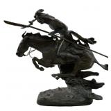 FREDERIC REMINGTON "THE CHEYENNE" BRONZE SCULPTURE