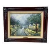 THOMAS KINKADE "HOMETOWN MEMORIES I" GICLEE