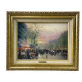 THOMAS KINKADE "PARIS, CITY OF LIGHTS" GICLEE