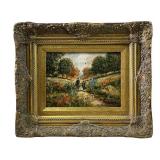 PAOLO TURRI ITALIAN LANDSCAPE OIL ON CANVAS