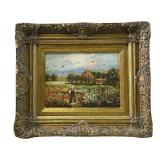 PAOLO TURRI ITALIAN LANDSCAPE OIL ON CANVAS