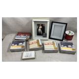 Group of pictures frame and gift envelopes