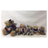 Teddy Bears with Clothing and Tags
